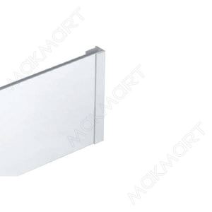 Торцевая заглушка для цоколя H.100, отделка черный шлифованный