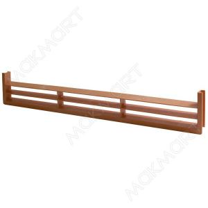 Вентиляционная решётка для цоколя, цвет светло-коричневый