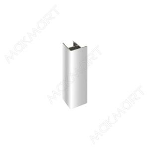 A15 Угол 90 Н.100 для цоколя ПВХ, зеркальный