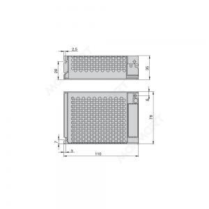 Источник питания 60Вт, 90-264В/12В, IP20, 110*78*35мм Источник питания 60Вт, 90-264В/12В, IP20, 110*78*35мм