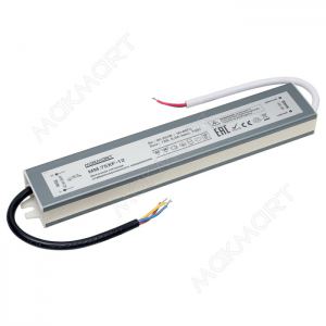 Источник питания 75Вт, 90-264В/12В, IP67, 6,3А, 240*40*22мм