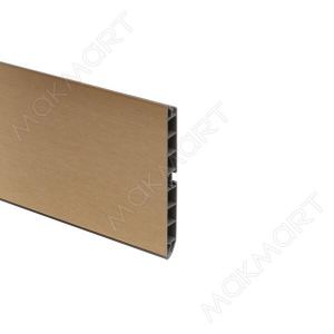 Цоколь ПВХ H.100, L=4000, золото шлифованное