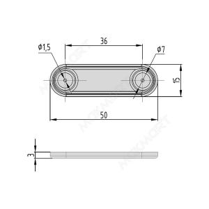 Подпятник, цвет черный Подпятник, цвет черный