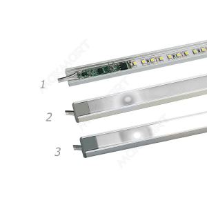 Выключатель сенсорный  с диамметром для алюм. профилей (пружина 10мм), 60W/12V, 120W/24V