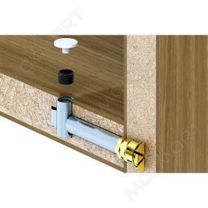 GN150.5 Винт для стяжки конической М4х5 под ключ CH.2, отделка черный