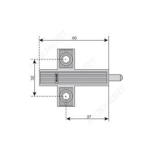 D064SNBR Адаптер для Smove, крепление под шуруп, бежевый D064SNBR Адаптер для Smove, крепление под шуруп, бежевый