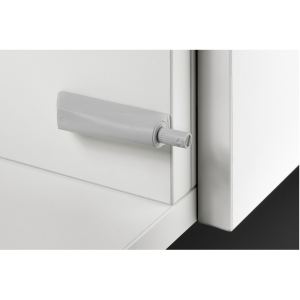 908960400 Механизм Push to Open Magnet для петель под прикруч, короткий ход, цвет св серый