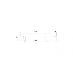 RR002BL.5/160 (Ручка RR002 цвет BL)