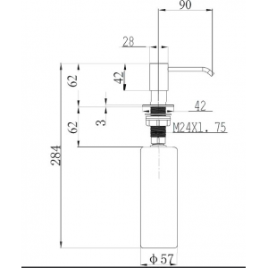 Дозатор для мыла CALLAS 0,32L G11 ARCTIC