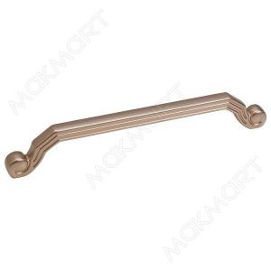 Ручка-скоба 160мм, отделка золото розовое матовое