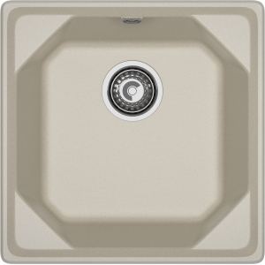 RIVELATO Мойка BERKANA 45 подст.монтаж 1-чаш 485*455 beige scuro арт.BK-45 beige scuro