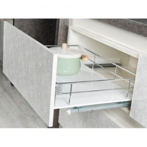 S-2626-C Выдвижная корзина Tandem Lux с фасадным креплением Starax шир. 600