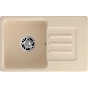 GRANFEST Мойка SMART 680L 1 чаша+крыло 680*430мм бежевый арт.GF-SM-680 L бежевый