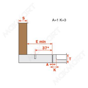 Петля терминальная без пружины 180* Петля терминальная без пружины 180*