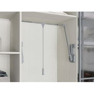 S-6014-G Пантограф Starax, (850-1150x290x900 мм), нагрузка 15 кг, серый/хром