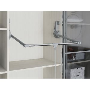 S-6014-G Пантограф Starax, (850-1150x290x900 мм), нагрузка 15 кг, серый/хром