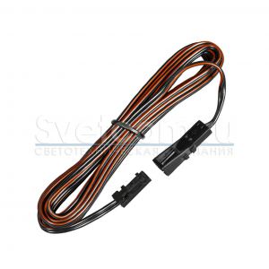 19.143.36.410 КСС КОННЕКТОР LED 12V L815 (МАМА), КАБЕЛЬ 2М, 2* 0,34MM2, С КОНН - L813 (ПАПА)