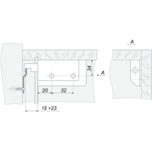 Навес для шкафа CH02