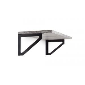 Полкодержатель CORNER P306BL.4  Матовый чёрный, комплект 2шт