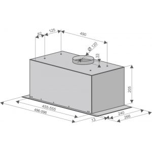 Кухонная вытяжка Konigin Level Inox 50