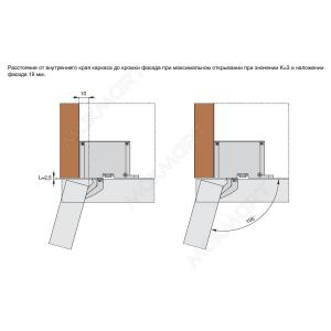 Петля AIR Push 105", отделка титаниум (комплект: левая + правая + крепеж) Петля AIR Push 105", отделка титаниум (комплект: левая + правая + крепеж)