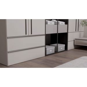 Ручка CPA1 мебельная накладная м.ц.224  мм L 252мм,алюминий золото RCPА1A.252GADI