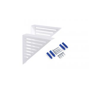 Полкодержатель BRIDGE P309W.4 Белый, комплект 2шт