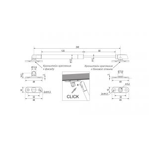 GL107GRPH/50/3 (Газовый лифт с фиксацией положения Styletto)