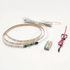 LED лента SMD2835 с сенсор. выкл.,(нейтрал. белый), 36Вт(12Вт/м), 12В, 3000х8 мм, каб. пит. 2м и кон