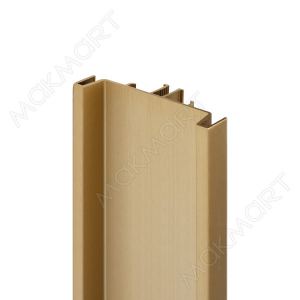 Gola Профиль вертикальный промежуточный SNAP ON, для 16мм ДСП, L=4500мм, золото шлифованное