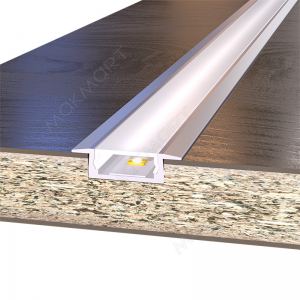 Профиль 2206 для LED подсветки врезной, L=3000 мм, отделка алюминий черный (анодировка) Профиль 2206 для LED подсветки врезной, L=3000 мм, отделка алюминий черный (анодировка)