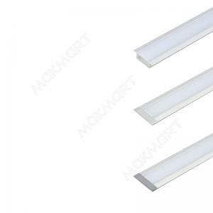 Профиль 2206 для LED подсветки врезной, L=3000 мм, отделка алюминий (анодировка)