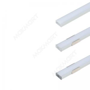 Профиль 1506 для LED подсветки накладной, L=3000 мм, отделка алюминий (анодировка)