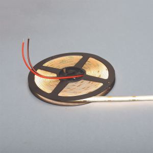 Лента светодиодная COB, 480 LED/м, 13Вт/м, 12В, CRI90, 960-1080Лм/м 5000х8 мм, IP20, 3000-3500К (теп