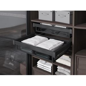 S-6702-A Корзина для белья в базу 700 мм, Starax, (660-690х475х150 мм), антрацит