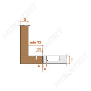 Петля терминальная короткая без пружины