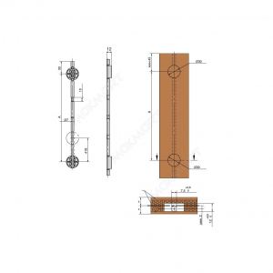 Выравниватель фасада скрытый 1880-2300мм Выравниватель фасада скрытый 1880-2300мм