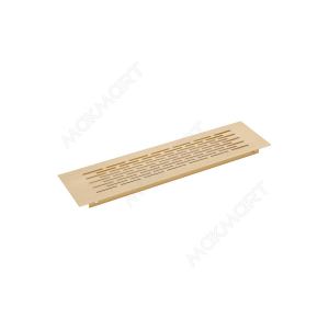 Вентиляционная решетка 02C, 300x80мм, отделка золото шлифованное (анодировка)