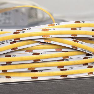 Лента светодиодная COB, 480 LED/м, 13Вт/м, 12В, CRI90, 960-1080Лм/м 5000х8 мм, IP20, 4000-4500К (ней