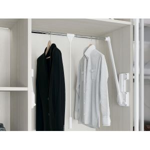 S-6014-W Пантограф Starax, (850-1150x290x900 мм), нагрузка 15 кг, белый/хром