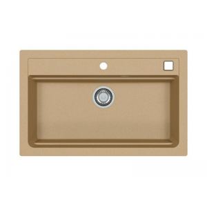 Мойка ALVEUS GRANITAL ATROX 40 BEIGE - G55 790x500 в комплекте с сифоном 1132823