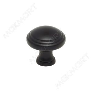 Ручка-кнопка, отделка черный матовый