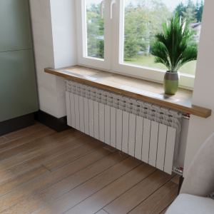 Вентиляционная решетка 01R, 500x60мм, отделка никель шлифованный (анодировка)