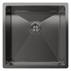 Rivelato Rinox 4444 UN PVD black Мойка нерж. сталь 1 чаша 440*440*200 мм