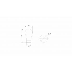 RC221BAP.4 (Ручка мебельная GUTTA)