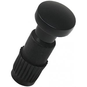 RAT-16 BL Заглушка рейлинга модерн, Д20 Ш20 В40, черный матовый