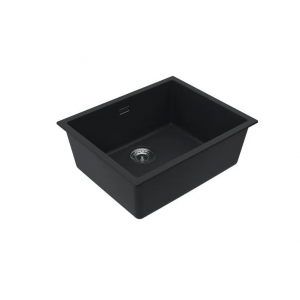 ALVEUS Мойка GRANITAL  OMNI  30 DEEP BLACK-G90 550x450x198мм, квадр., кварц., подст.
