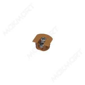 Стяжка эксцентриковая V20.P для 16 мм ДСП, отделка светло-коричневая