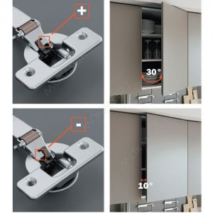 Петля терминальная с доводчиком  накладная 180"