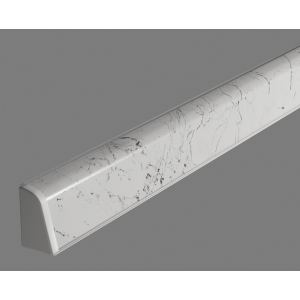 7402/S Плинтус для столешницы  White Marble//TwinC 32*4200-White-01